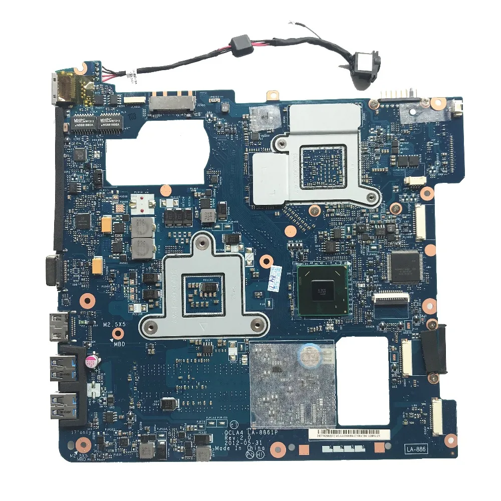 Материнская плата для ноутбука Samsung NP350V5C 350V5C HD серия 7600M 1 ГБ HM76 100% рабочий на й