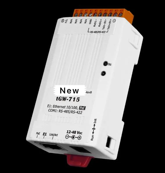 TGW 715 Micro Modbus/TCP ho RTU/ASCII PoE 1 RS 422/485|Пульты ДУ| |