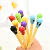 12 pcslot creative colorful match head erasable gel pen primary school student cute cartoon pen children stationery supplies
