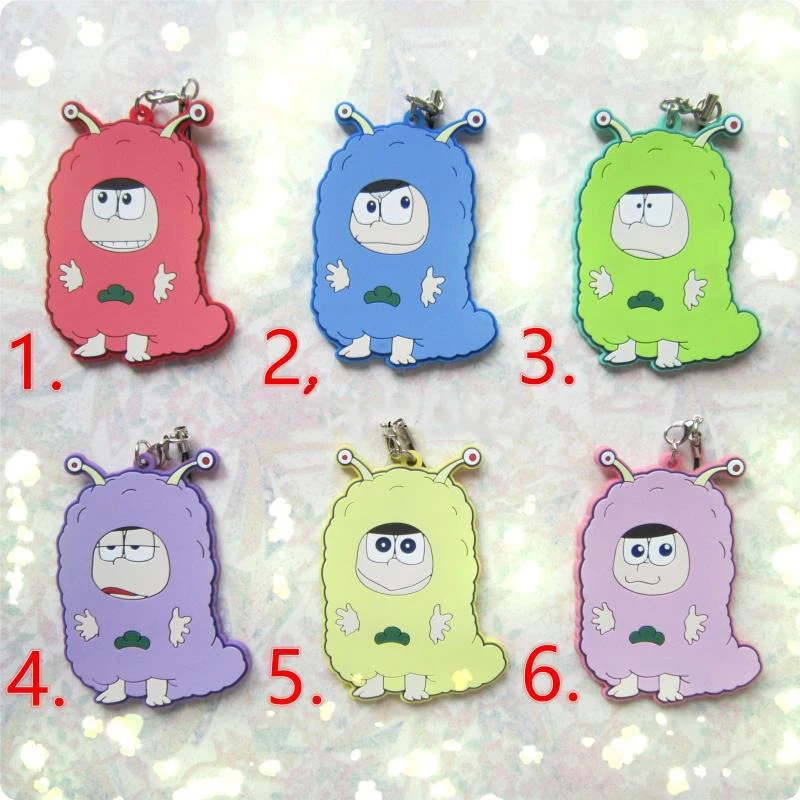 1 шт. замечательный брелок для ключей с гусеницей Тодомацу Карамацу осмацу|bag