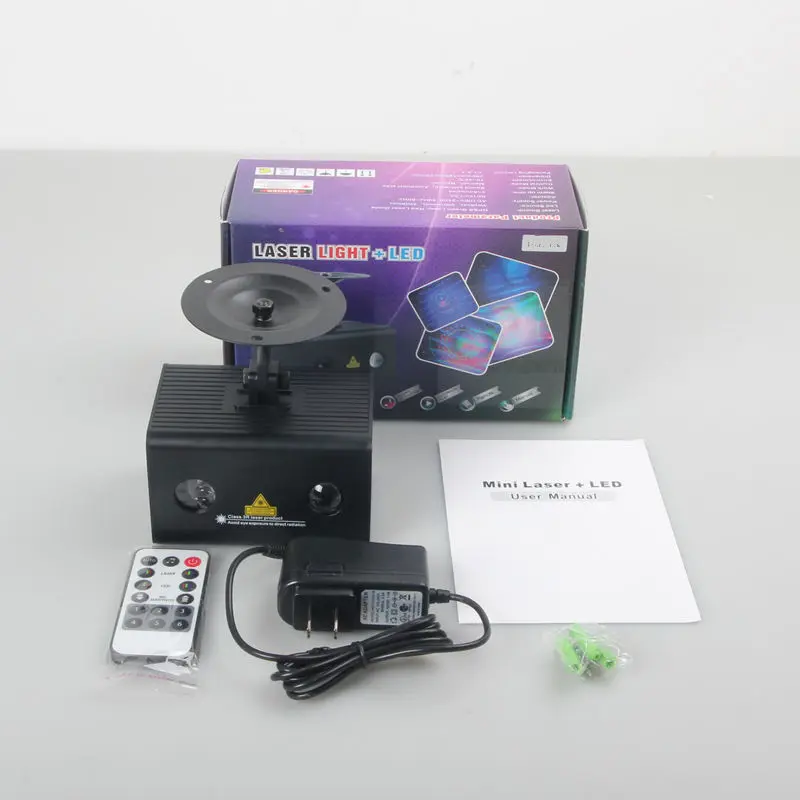 Sharelife Mini 20 красный зеленый гобо смешанный RGB LED Аврора DJ пульт дистанционного