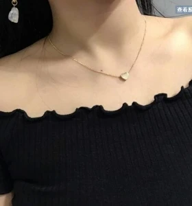 2018 Hot Heart Pendant Necklace for Women Short Chain Collana Choker Collar Love Jewelry wholesale | Украшения и аксессуары