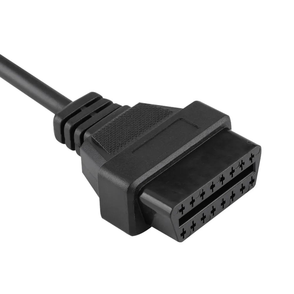 Адаптер OBD2 с 20 контактами на 16 кабель для сканера BMW E36 E38 E39 E46 E53 X5 Z3 черный