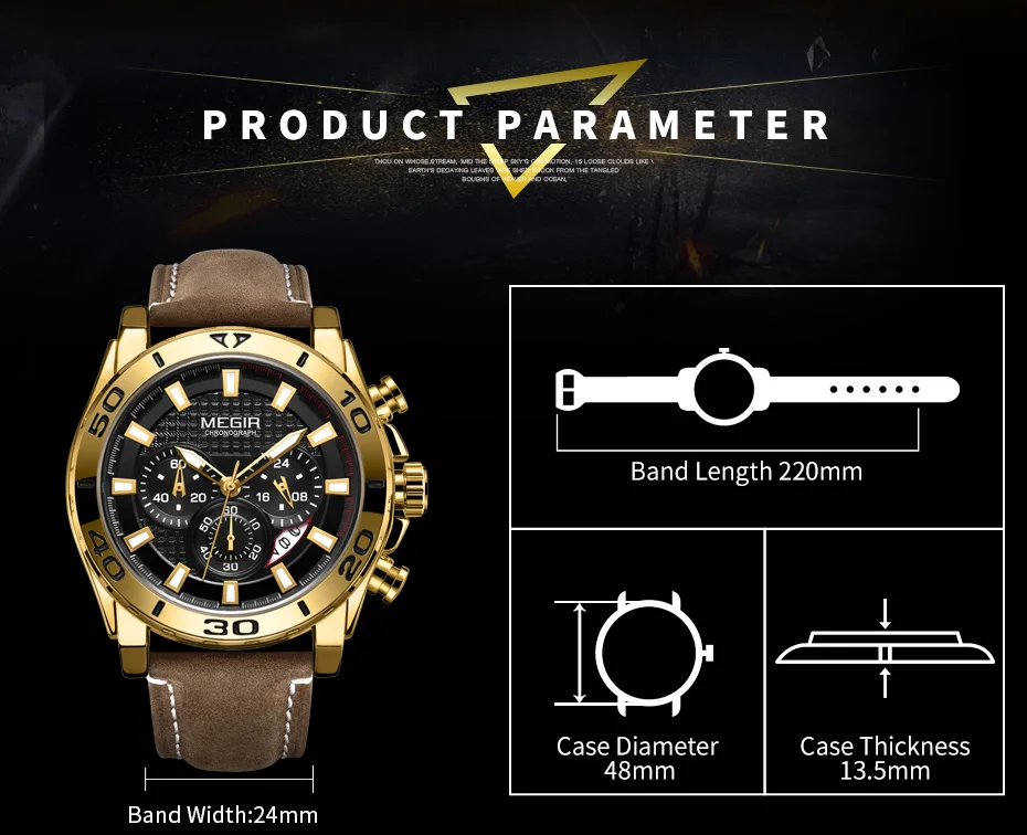 Relojes, MEGIR часы, мужские Модные Спортивные кварцевые часы, мужские часы, Топ бренд, Роскошные водонепроницаемые часы, часы Relogio Masculino