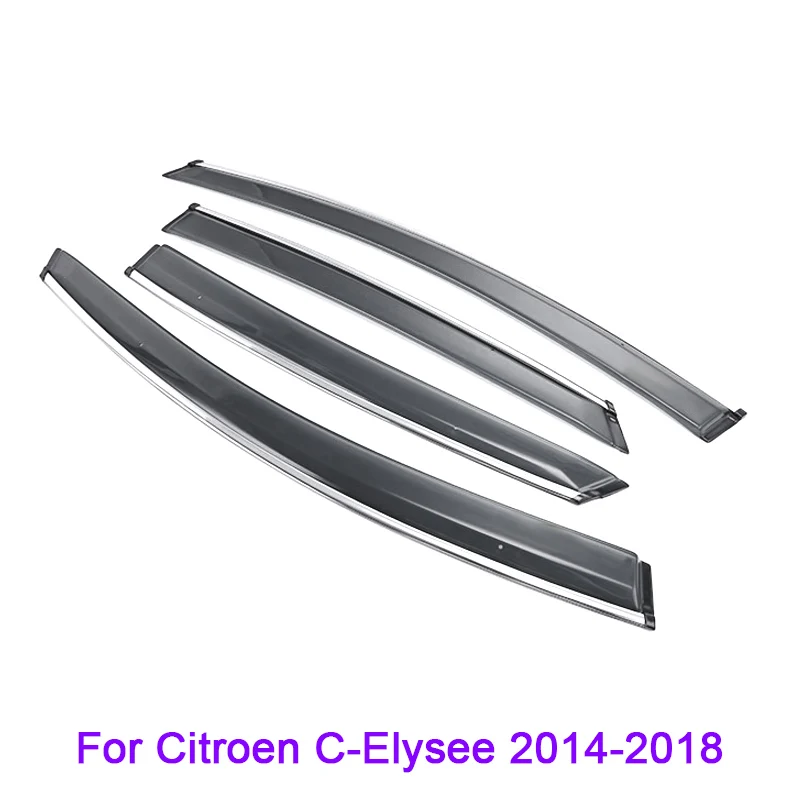 Автомобильный Стайлинг навесы окна козырьки защита от солнца и дождя наклейка