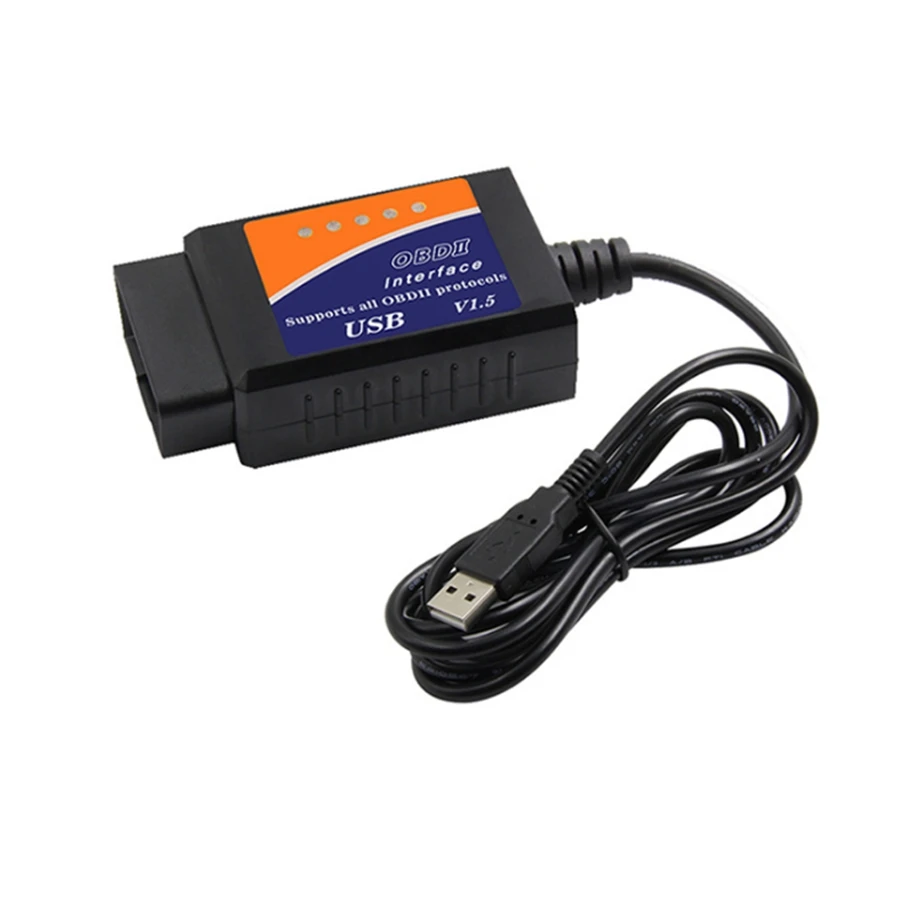 Чип ELM327 USB V1.5 PIC18F25K80 для Windows поддерживает все протоколы OBD2 прошивка ELM 327