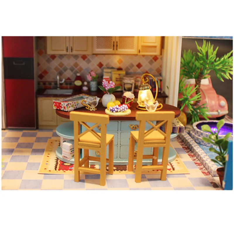 Кукольный домик сделай сам миниатюрная мебель деревянный кукольный креативная