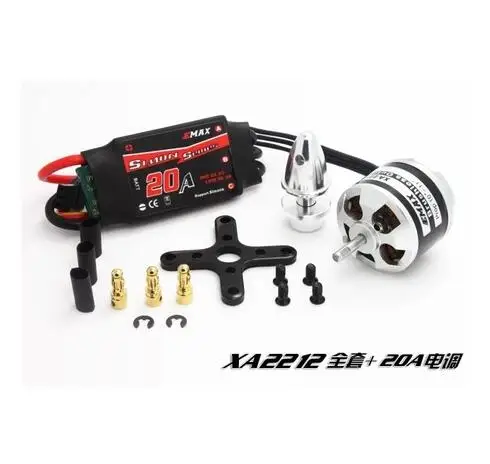 Фото Двигатель EMAX XA2212 1400KV с Simonk 20A ESC Игрушки и хобби Двигатель EMAX XA2212 1400KV с Simonk 20A ESC Игрушки и хобби