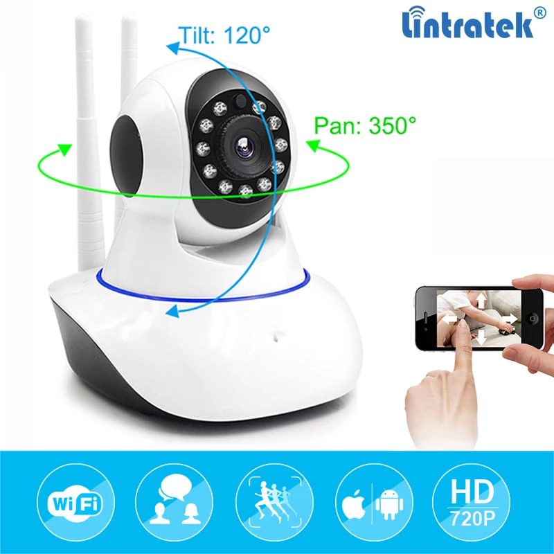 Wi Fi камера ip HD720P мини видеонаблюдения беспроводная приложение для безопасности