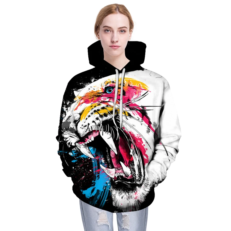 Толстовка с капюшоном для мужчин и женщин цветная толстовка 3D принтом|brand hoodie