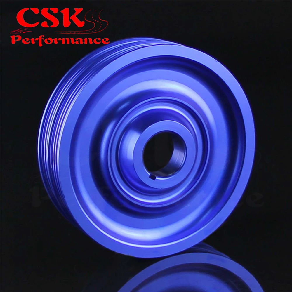 Легкий шкив коленвала подходит для двигателя B16/B18 Accord Blue|lightweight crank pulley|crank