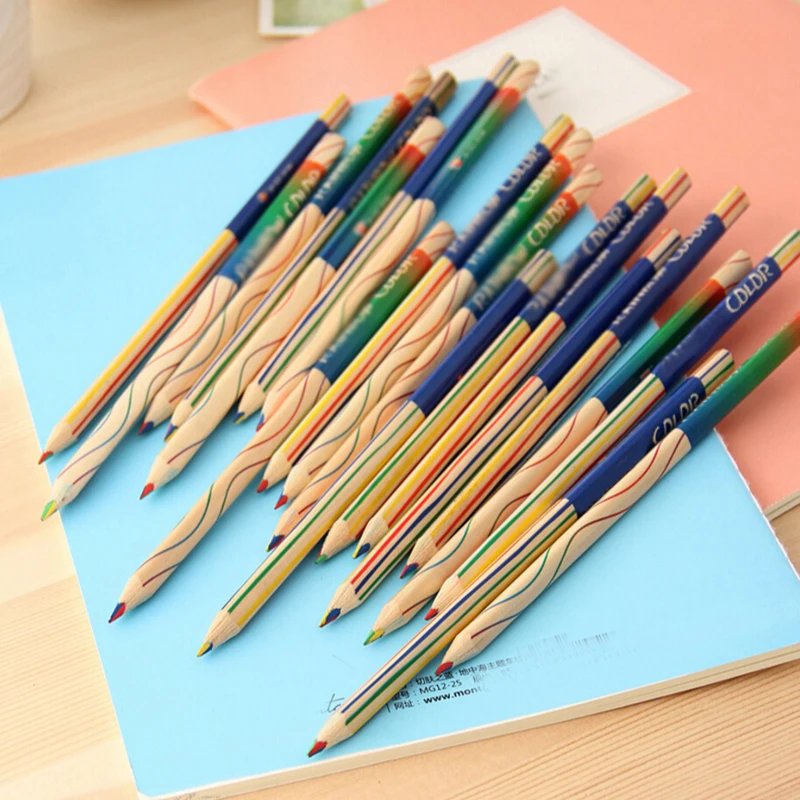 Карандаш 4 в 1 детский Радужный 20 шт./лот|pencil magic|rainbow drawingpencil |