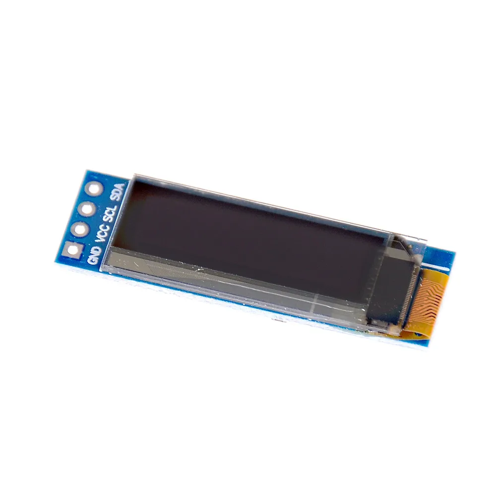 0.91 Inch 128x32 IIC I2C White / Blue OLED LCD Display DIY Module SSD1306 Driver IC DC 3.3V 5V For Arduino | Лампы и освещение