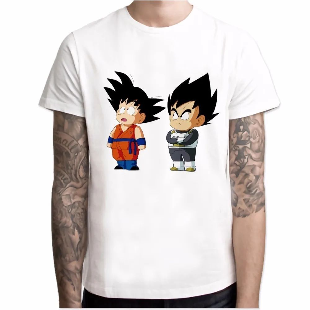 5008 Футболка Мужская Супер dbz футболка vegeta goku saiyan супер футболка dragon ball косплей костюм dragon ball z - Цвет: 5008