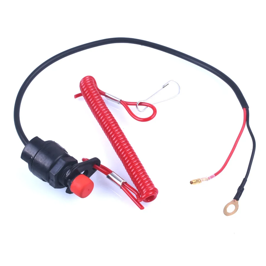 

Audew Universal Boat Outboard Engine Motor Kill Stop Switch & Safety Tether Lanyard
