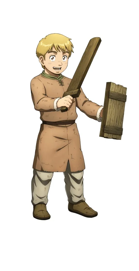 Новинка; аниме Vinland Saga; костюм для косплея; Thorfinn Thors Askeladd Canute Thorkell Bjorn; костюм для косплея на заказ по фотографиям - Цвет: Teen Thorfinn