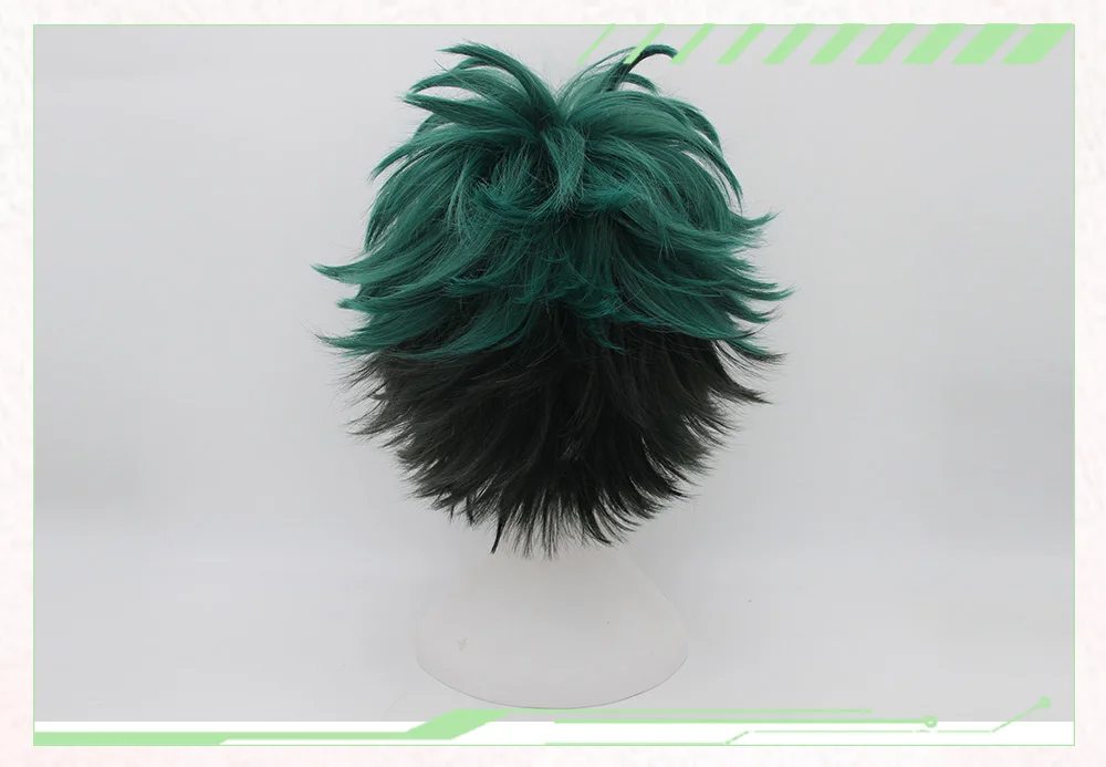AniHut аниме мой герой Academy косплей парик izku Midoriya парик Boku No Hero Academy/Academy Косплей волосы Izuku Midoriya Deku парики