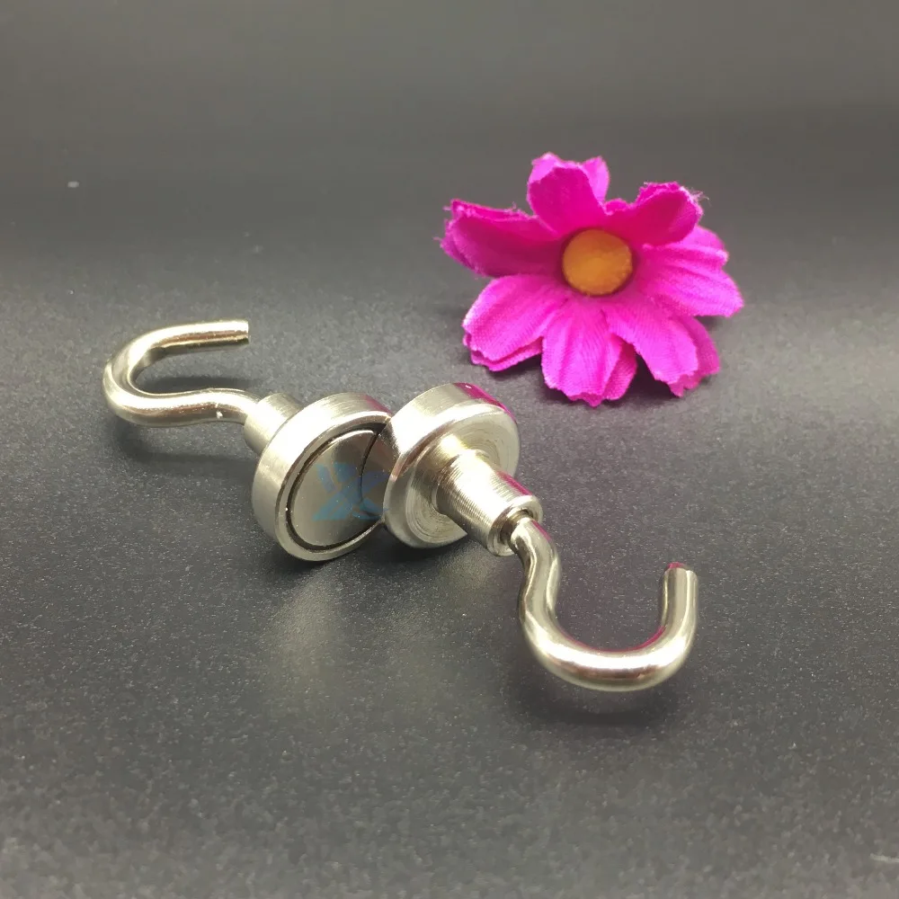 Неодимовый магнит 2 шт. мощный мини круглая вешалка соединенный домашний