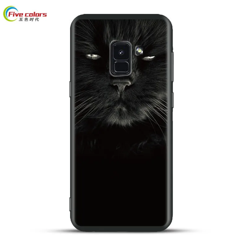Роскошный мягкий силиконовый чехол для телефона Samsung Galaxy A5 A7 A8 Plus 2018 A530 A730 с милой