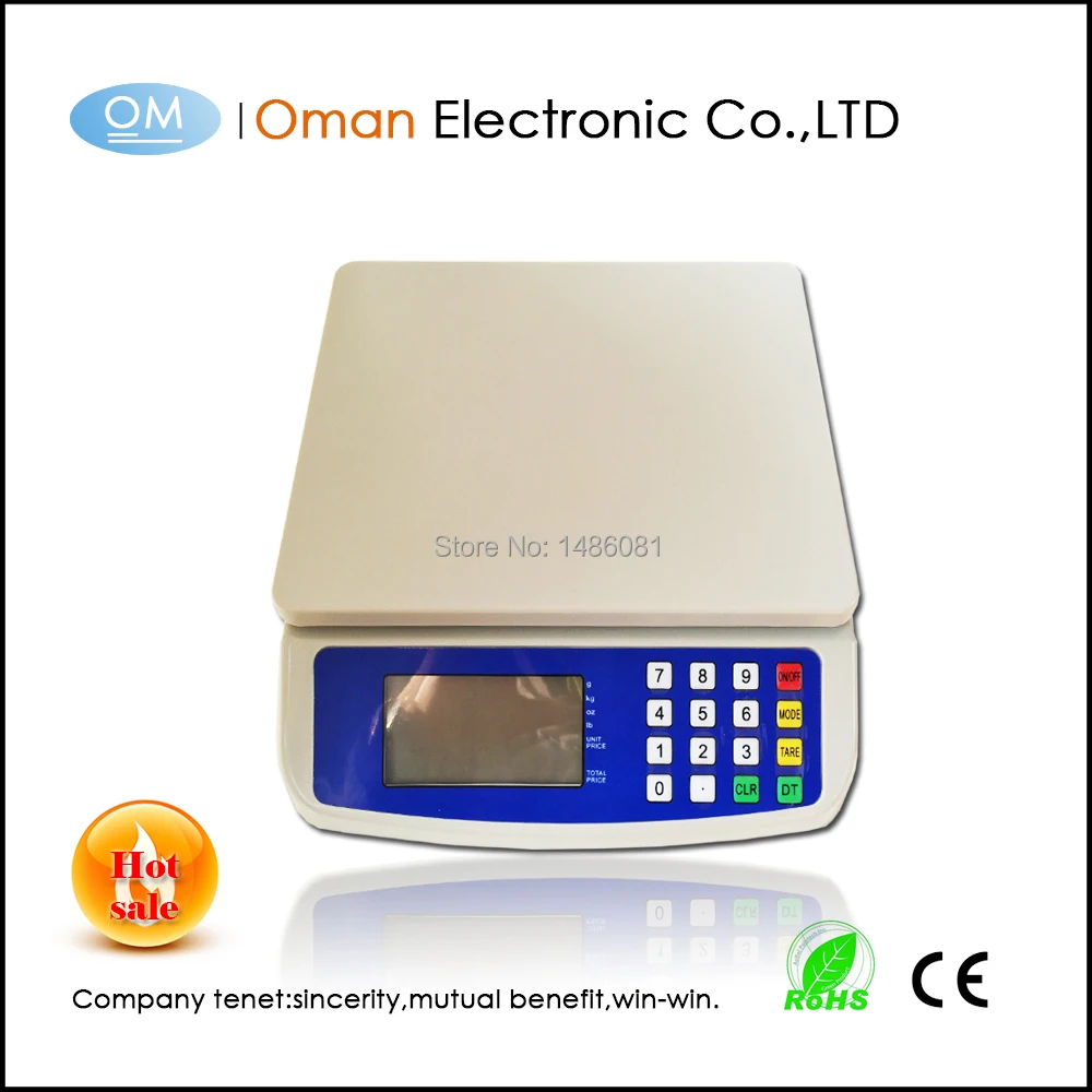 

Oman-T580A 30 кг Почтовые весы с функцией определения цены