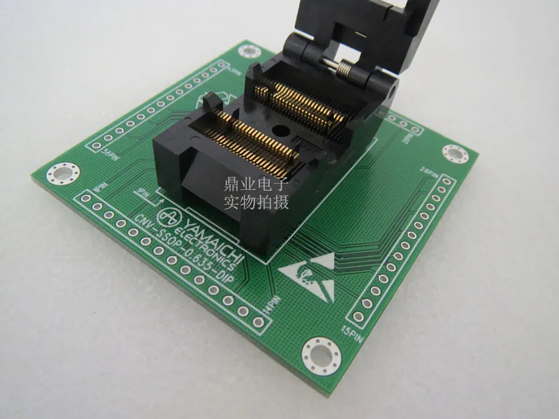 Оригинальное тестовое сиденье YAMAICHI IC SSOP48/DIP48 программирующее гнездо адаптер 0 635