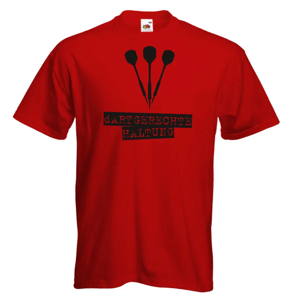 Новинка 2019 летняя Мужская Горячая Распродажа модная футболка Дротика gerechte Haltung