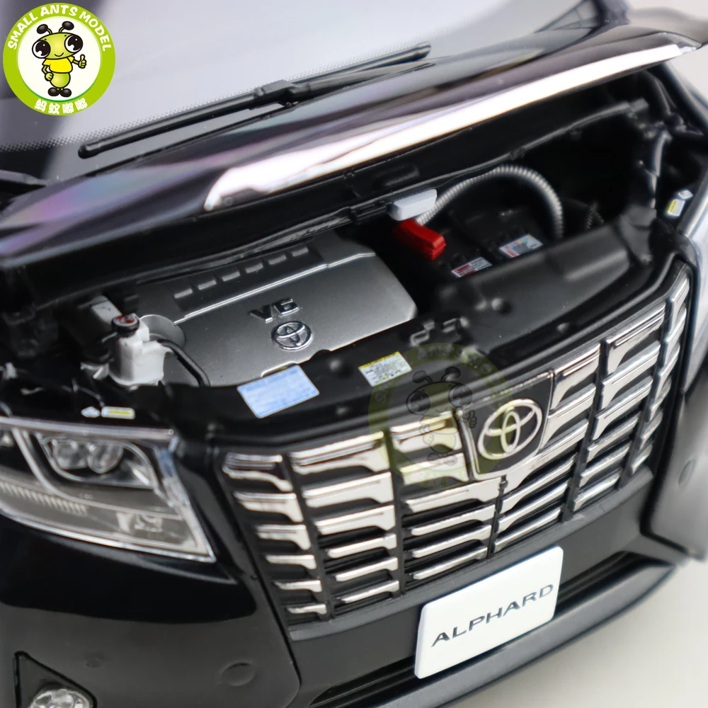 1/18 ALPHARD MPV литая под давлением Модель автомобиля игрушки дети мальчик девочка Подарочная коллекция черный
