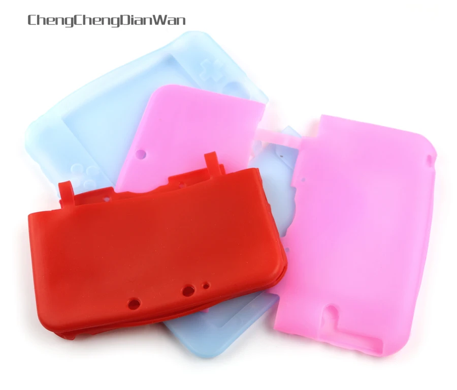 

30PCS 6 kinds of color Silicone Soft Gel Protective Guard Case Cover Skin for 3DS XL LL Eletronic Hot