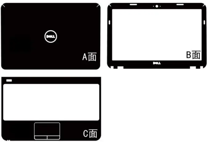 Виниловый чехол для ноутбука из углеродного волокна Dell Inspiron M102Z 11 6&quot | Компьютеры
