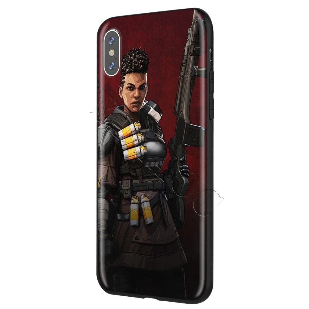 6 Мягкий силиконовый чехол для iPhone 11 Pro XS Max XR X 8 7 6 6S Plus 5 5S se - Цвет: 6