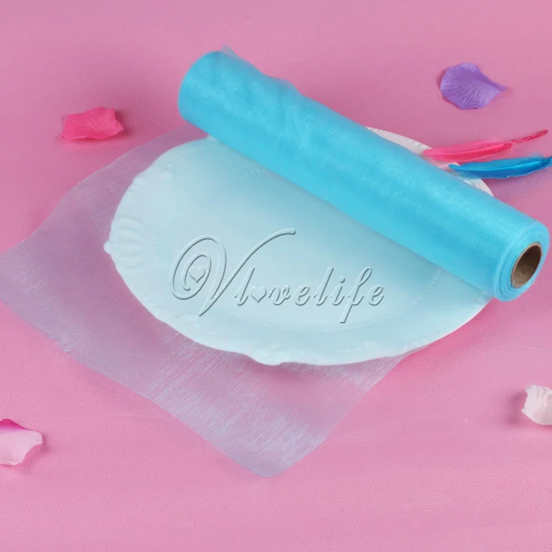 Органза рулон ткани для свадебного украшения 25 м x 29 см органза мягкий отвесный Swag