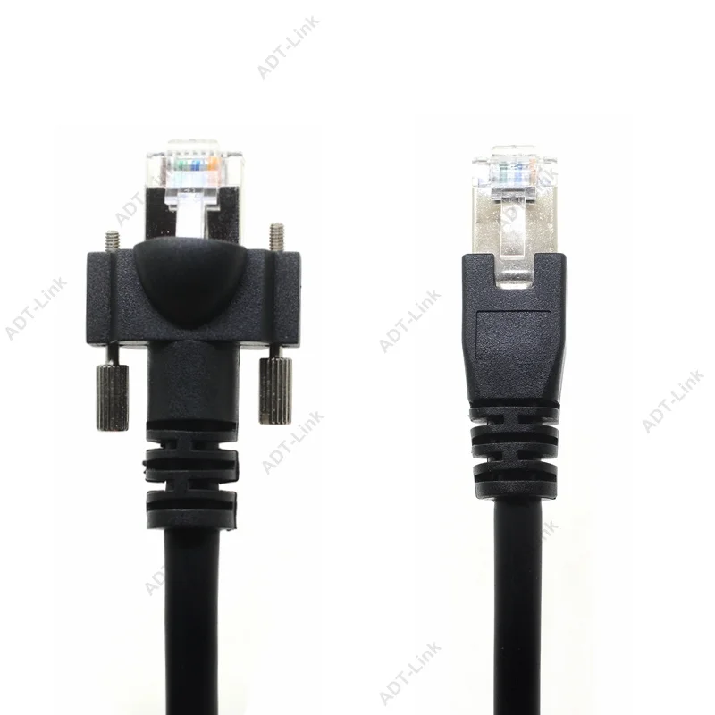 RJ45 к GIGE кабель с винтовым креплением гигабитный Ethernet промышленный цифровой