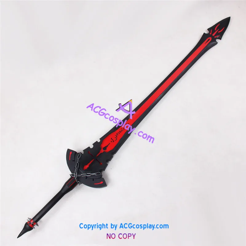 

Fate Zero Berserker Aroundight Swrod in Red prop Cosplay Prop pvc made