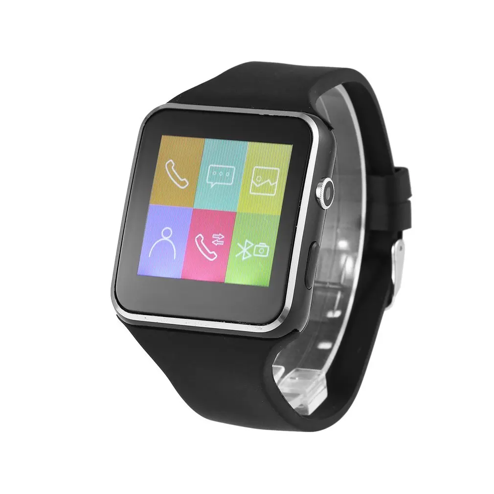 Bluetooth Смарт часы телефон X6 Smartwatch наручные для Ios Android с камерой|Мужские