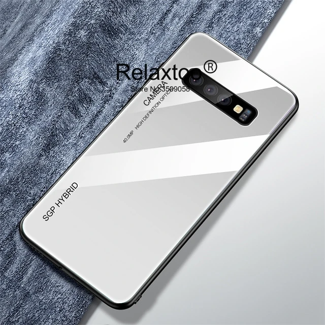 На Samsun Glaxy S 10 S10 Plus E чехол градиентный чехол из закаленного стекла для телефона для samsung Galaxy S10Plus S10E 10 S+ чехол s для samsung Galaxy Gelaxi Note 10 Plus 10+ Note 10 Note10 Note10+ Coque Fundas