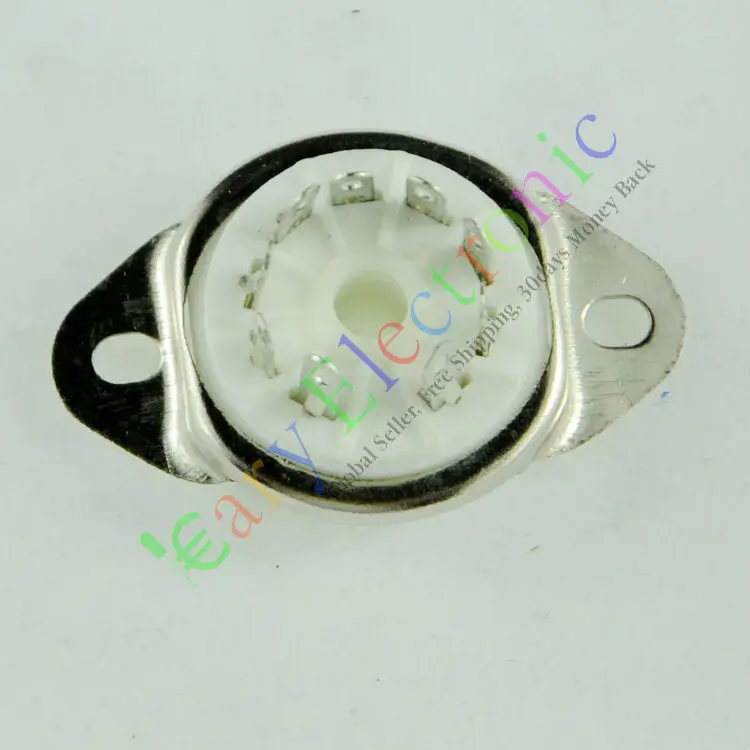 Опт и розница 4 шт 9pin мини Керамическая вакуумная трубка гнездо клапана база для