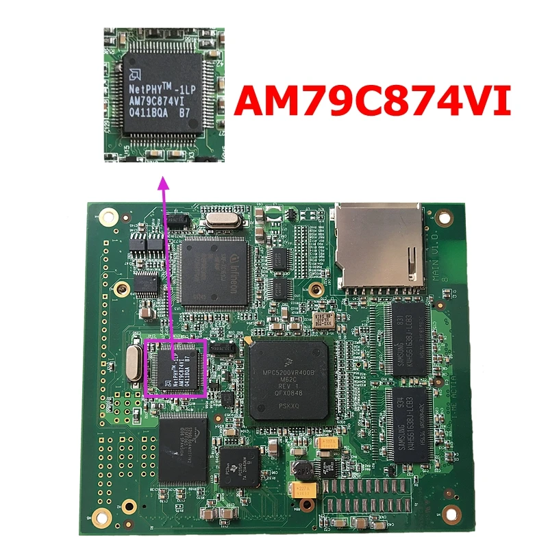 Лучшее качество S + чип AM79C874VI 2019 09 V MB SD Connect Compact 4 Star C4 диагностический