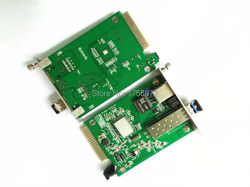 2 шт./лот Новая стабильная гигабитная SFP волоконная карта приемопередатчика dual-fiber
