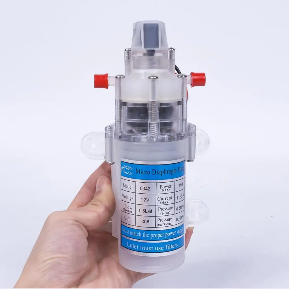 DC 12V 130PIS 15W 1.5L/Min высококачественный безопасный Миниатюрный Мембранный
