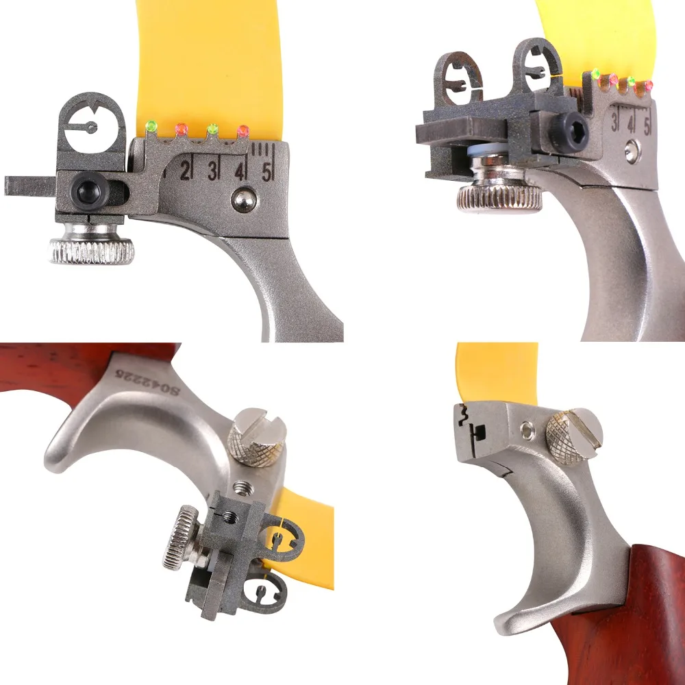 

Mini Bow Slingshot Pure Handmade Wooden Catapult Sling Shot Multi-sights Sports Outdoor Hunting Shooting stainless steel