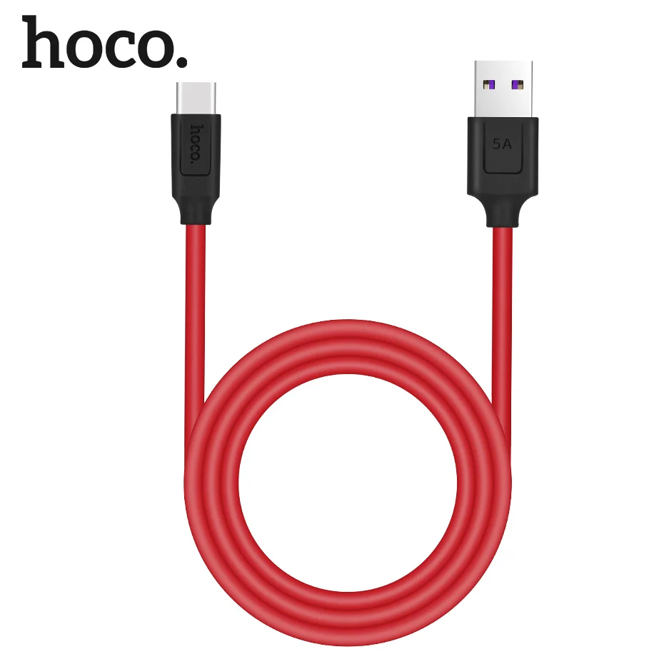 HOCO 5A зарядный кабель usb type C Оригинальное быстрое зарядное устройство для
