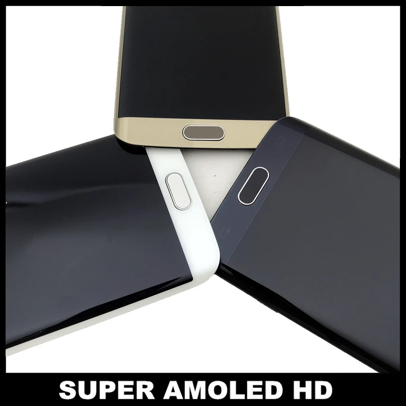 Замена сенсора ЖК дисплей для Samsung Galaxy S6 Edge G925 G925F G925I AMOLED телефона с кодирующий