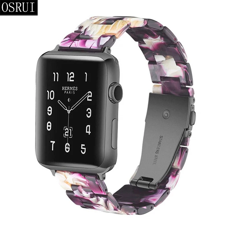 Ремешок для apple watch band 44 мм 40 correa 42 38 iwatch 3 2 полимерный браслет аксессуары pulseira