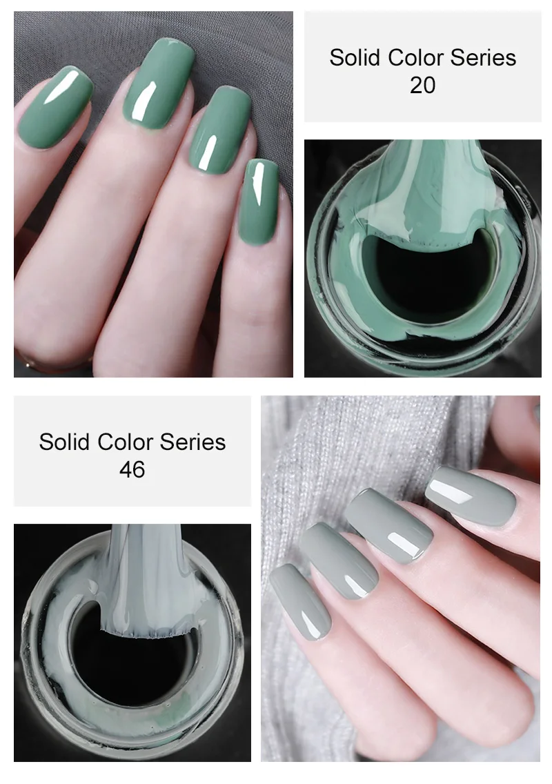 ROSALIND Gel Varnish Set For Manicure Hybrid Nail Art Top Coat Primer
