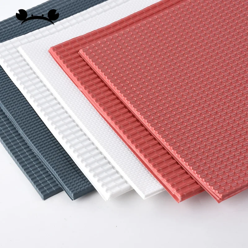5pcs 1/25-100 scale architecture model materials PVC tile roofs Dollhouse Accessories plastic model pvc sheet 295x198mm