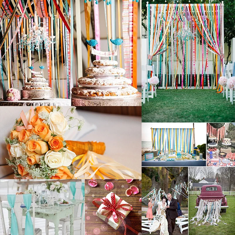 80 мм (25 ярдов/рулон) 22 метра 2 дюйма одинарные зеркальные украшения подарки