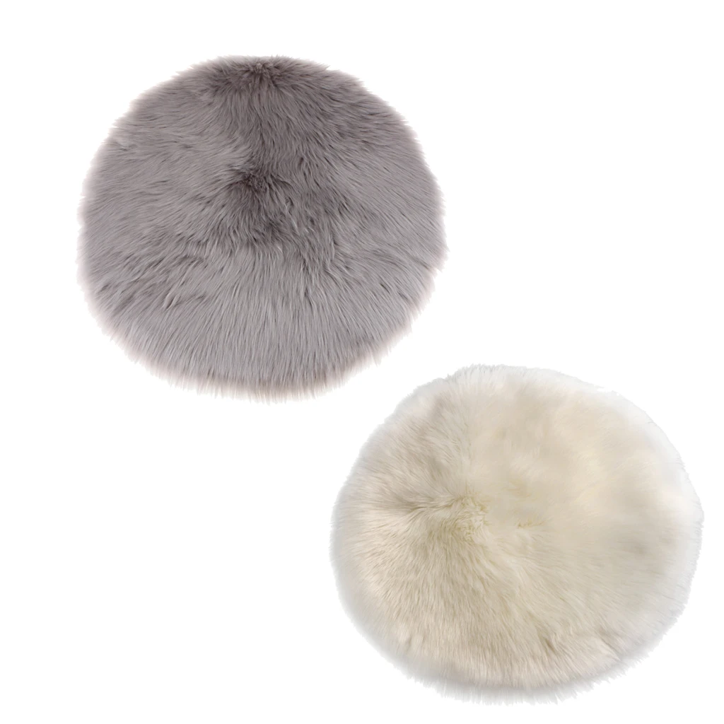 2 шт. искусственная шерсть коврик для медитации Йога сиденье напольная