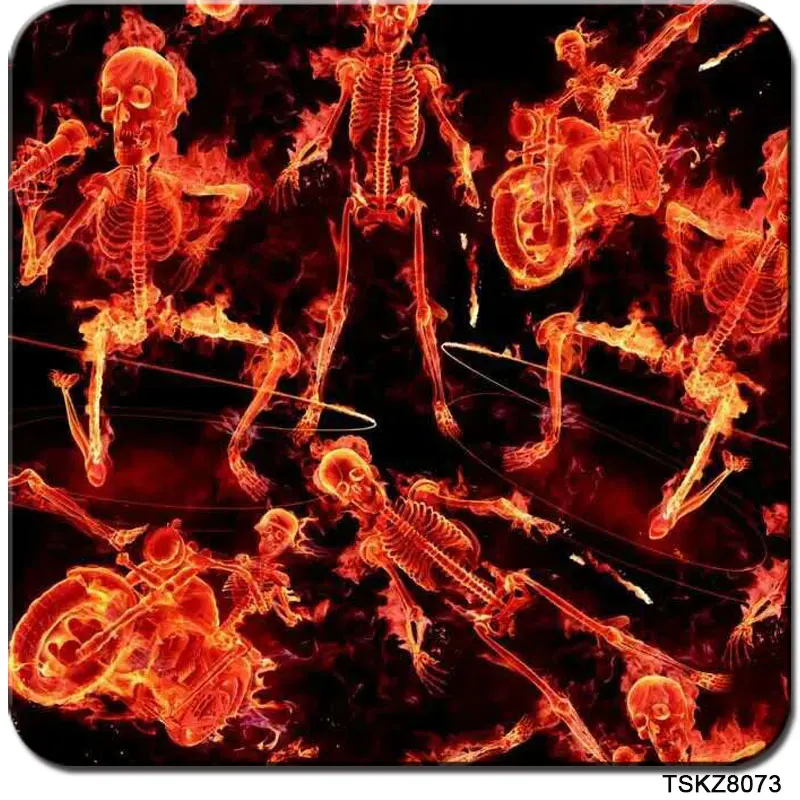 Гидрографическая пленка с изображением голубого черепа и пламени 0 5 м 20 м|flame