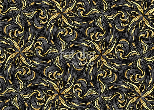 Пользовательские абстрактные обои золотой абстрактный узор современное