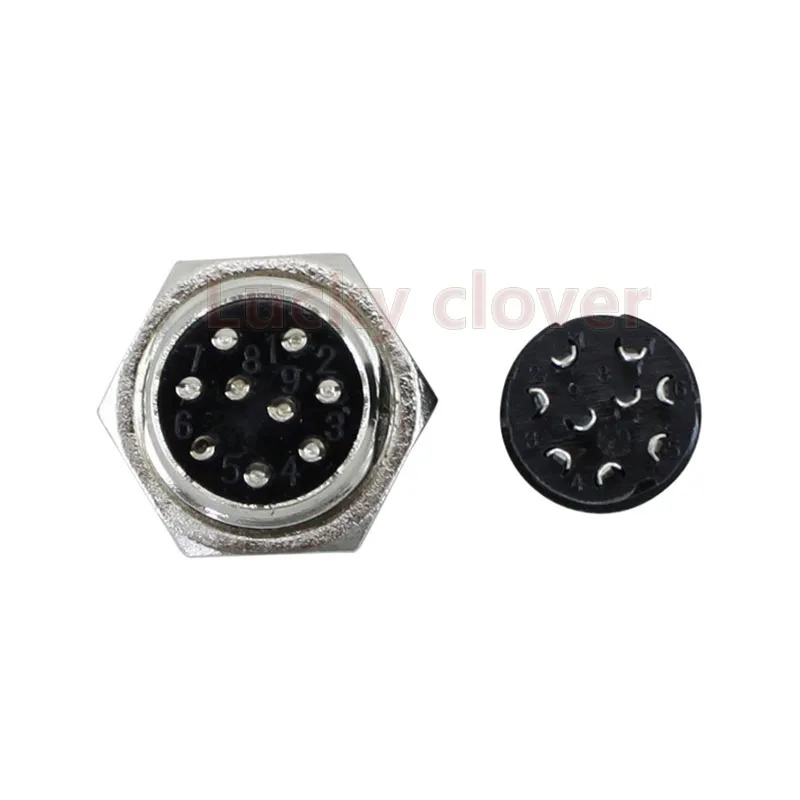 4 шт. 9 КОНТАКТНЫЙ Разъем GX16 16 мм|xlr female connector|xlr male connectorxlr plug connector |